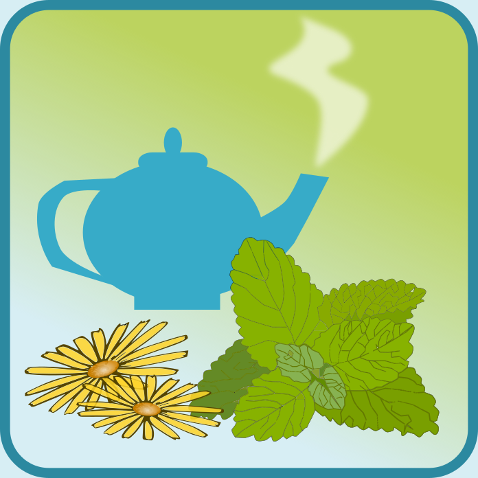 Icon - Heilpfalnzen Teekanne Calendulla-Blüte